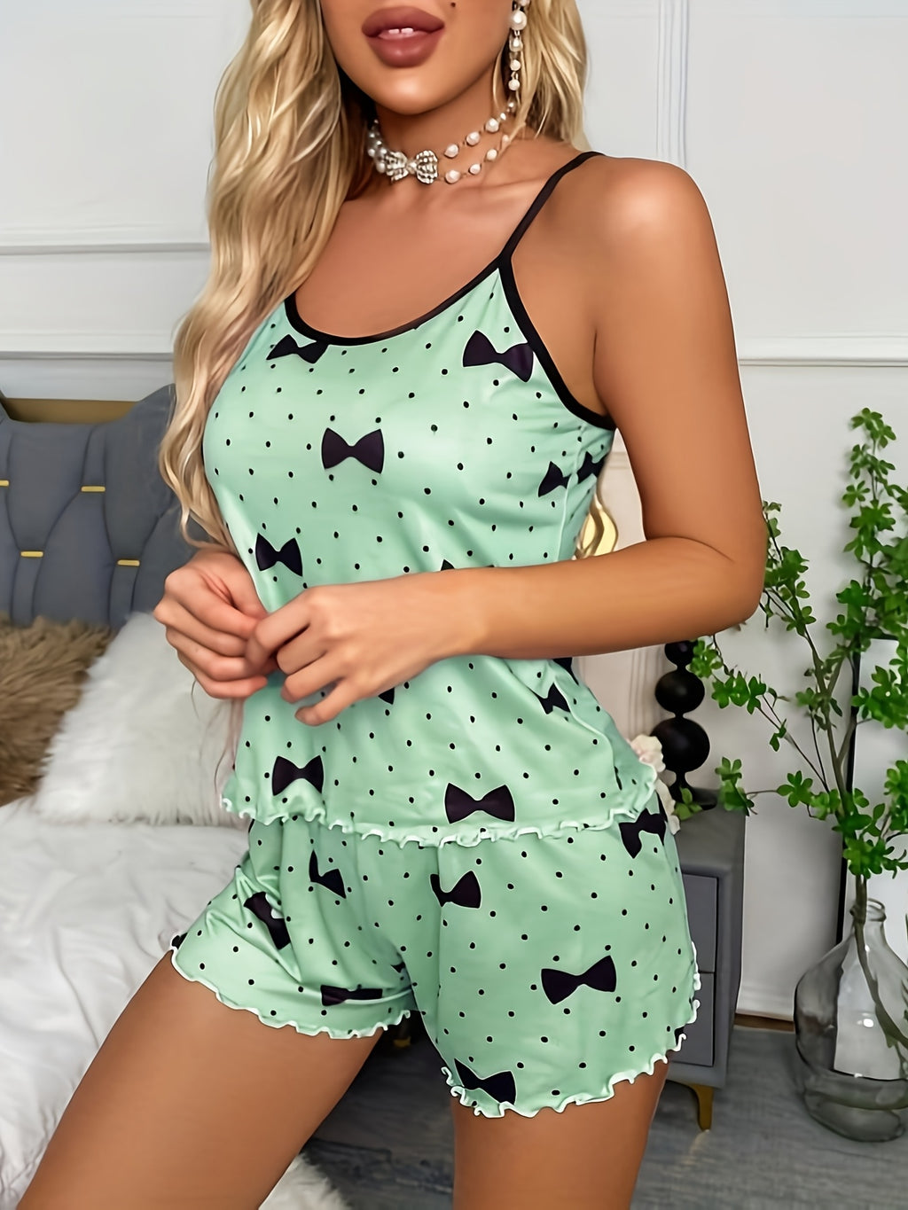 Ekouaer Womens Satin Silk Pajamas Set Short Sleeve Button Down Top And Shorts Sleepwear 2 Piece Pjs
