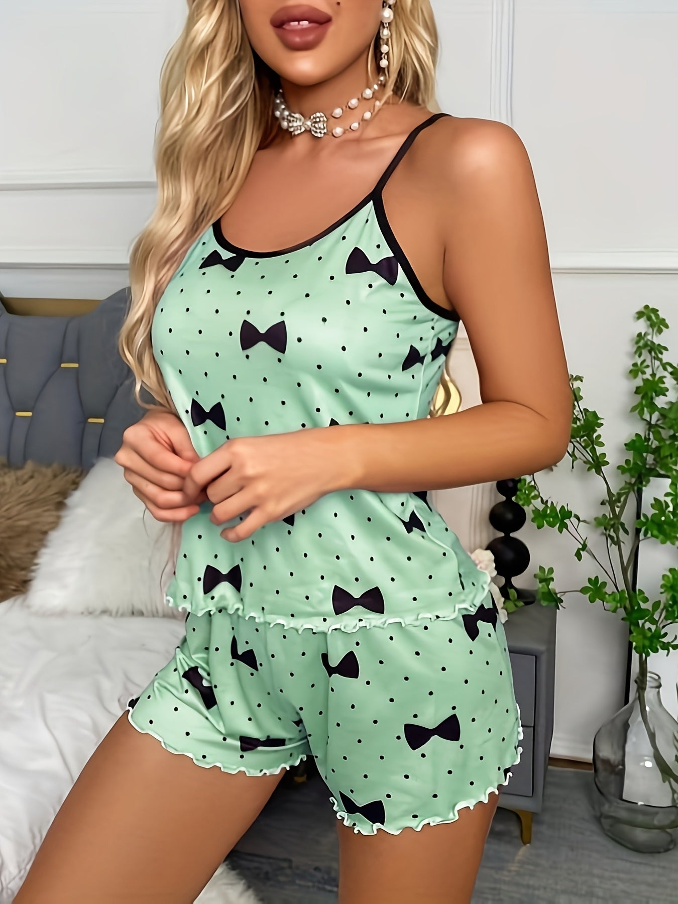 Ekouaer Womens Satin Silk Pajamas Set Short Sleeve Button Down Top And Shorts Sleepwear 2 Piece Pjs
