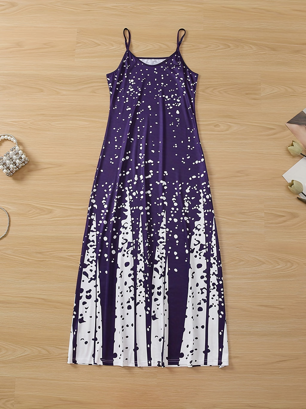 Elegant Summer Midi Dress: V-Neck, Sleeveless, Slim Waist, Color Block & Geometric Pattern for Stylish Women