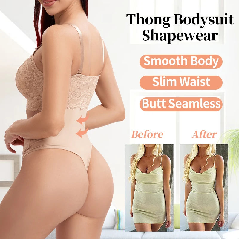 Women's Bodysuits Tummy Control Butt Lifter Shapewear Sleeveless Tops V-Neck Camisole Jumpsuit Waist Trainer Corset Body Shaper