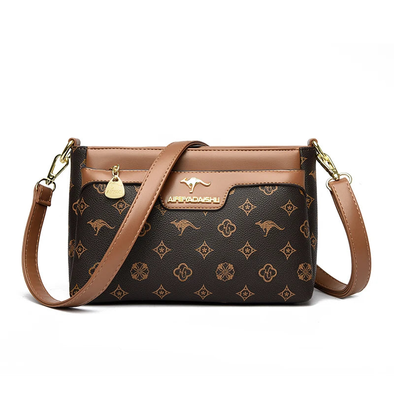 Luxury Handbags Women Bags Designer Crossbody Bags for Women High Quality Soft Print Leather Shoulder Hand Bag Sac A Main New