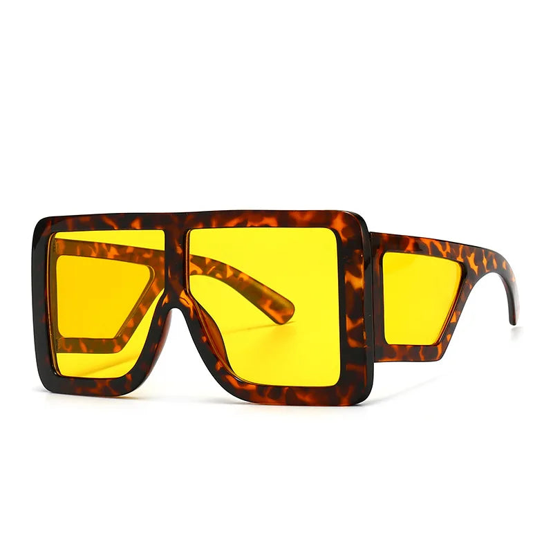 Oversized Square Sun Glasses Women Luxury Brand Desinger Blue Black Purple Shades 2022 Sunglasses For Women Gafas De Sol Mujer