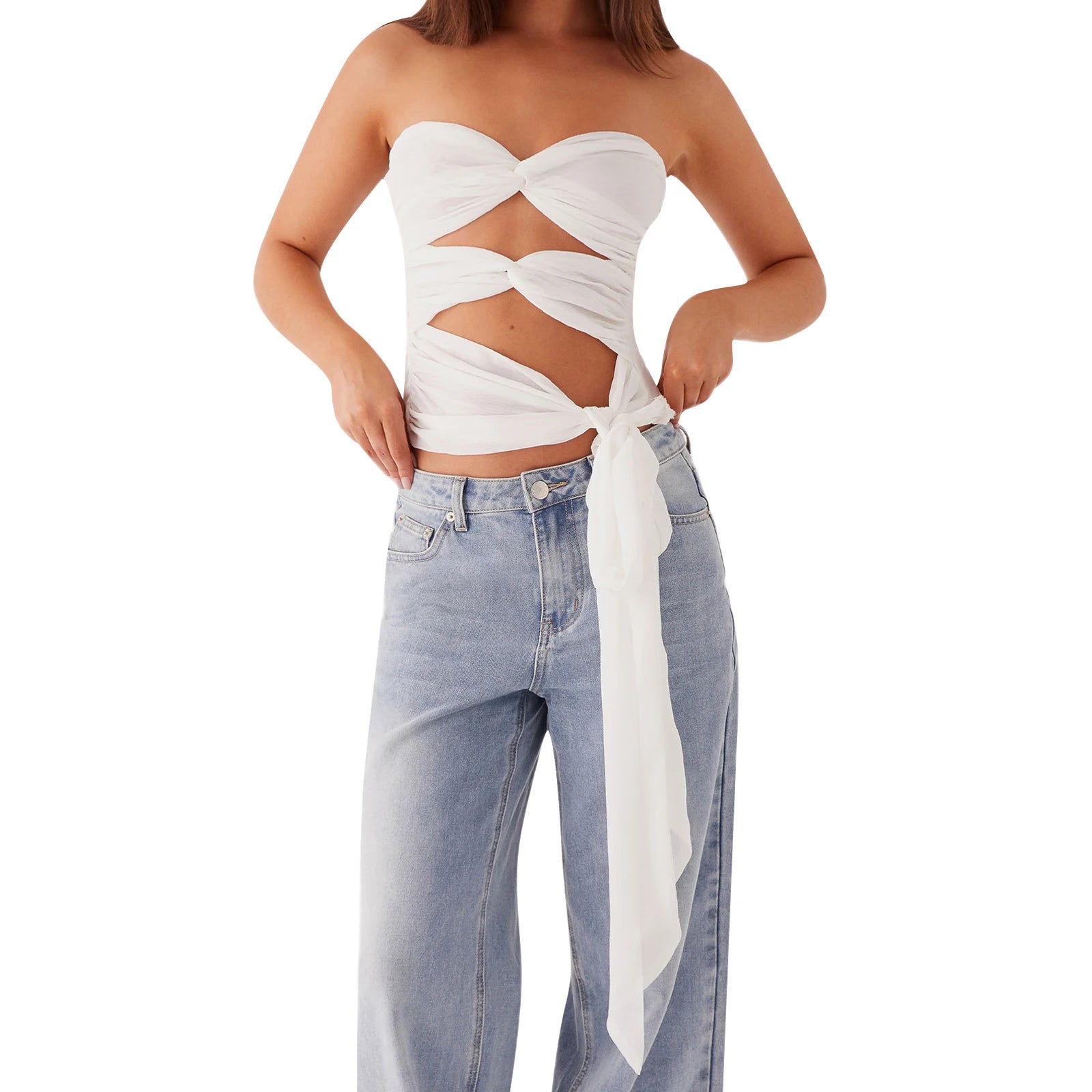 Women s Off Shoulder Ruffle Crop Tops Summer Boho Floral Print Elastic Tube Top Sexy  Fit Blouse Shirt