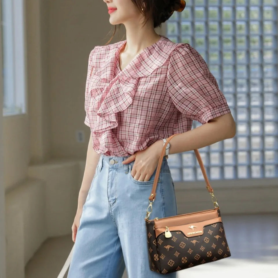 Luxury Handbags Women Bags Designer Crossbody Bags for Women High Quality Soft Print Leather Shoulder Hand Bag Sac A Main New