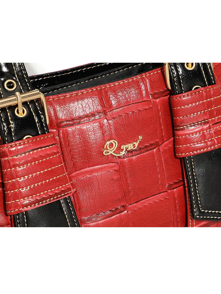 Bag Woman Large Capacity Leather Purse Fashion Designer Top Handle Handbags Women Crossbody Large Bags for Women Set with Wallet