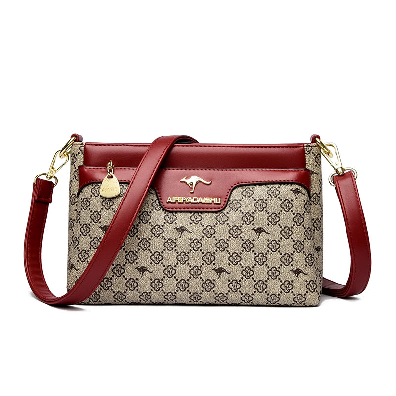 Luxury Handbags Women Bags Designer Crossbody Bags for Women High Quality Soft Print Leather Shoulder Hand Bag Sac A Main New