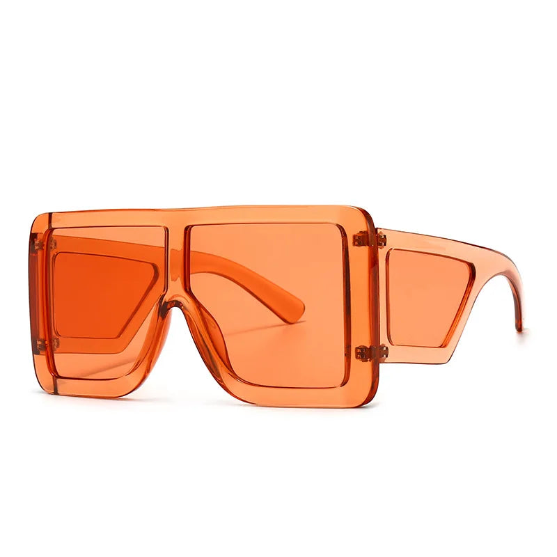 Oversized Square Sun Glasses Women Luxury Brand Desinger Blue Black Purple Shades 2022 Sunglasses For Women Gafas De Sol Mujer