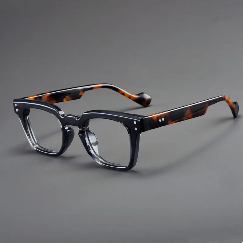 2025 New Square Reading Glasses Men Black Frame Presbyopia Eyeglasses Women Far Sight Optical Eyewear Diopters 0~+4.0 Spectacles