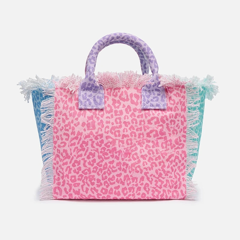 High Quality Rectangular Woman 2025 Designer Luxury Brands Small Canvas Bag Shoulder Strap Handbags With Animal Print