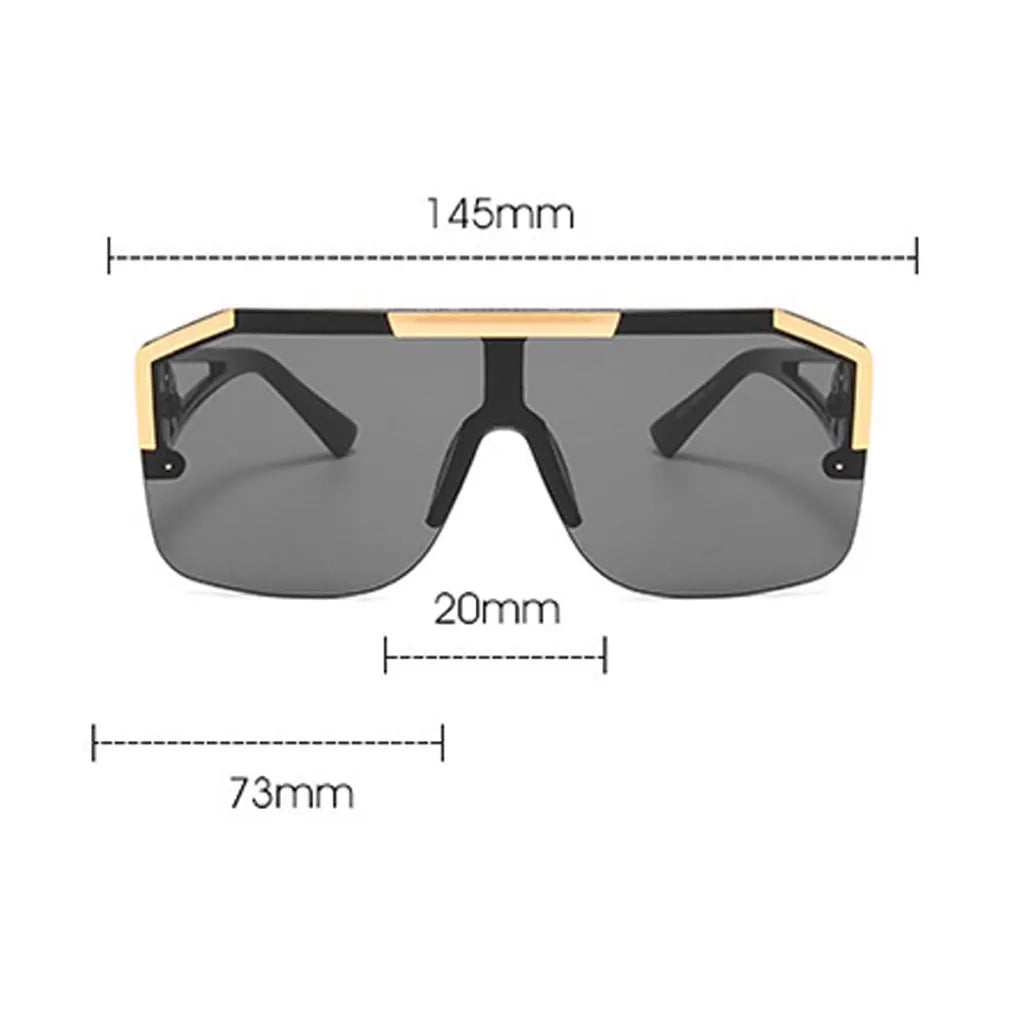 Luxury Big Square Sunglasses Women Brand Designer Retro Blue Sun Glasses for Female Oversized Black Shades UV400