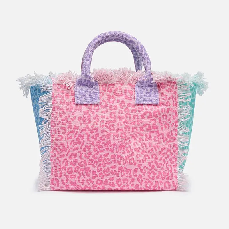 High Quality Rectangular Woman 2025 Designer Luxury Brands Small Canvas Bag Shoulder Strap Handbags With Animal Print