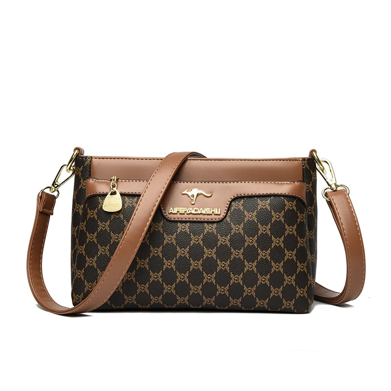Luxury Handbags Women Bags Designer Crossbody Bags for Women High Quality Soft Print Leather Shoulder Hand Bag Sac A Main New