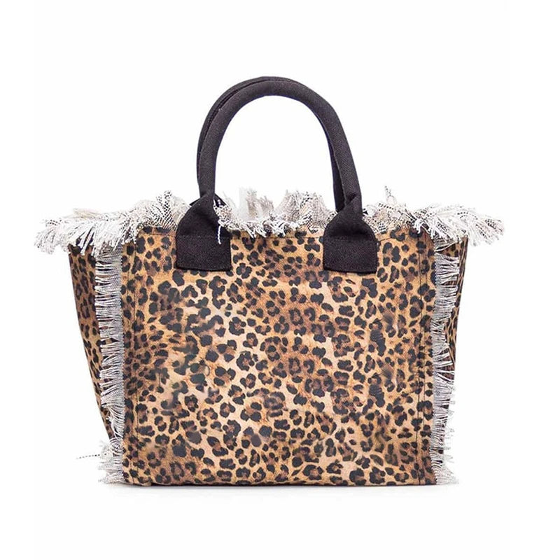 High Quality Rectangular Woman 2025 Designer Luxury Brands Small Canvas Bag Shoulder Strap Handbags With Animal Print