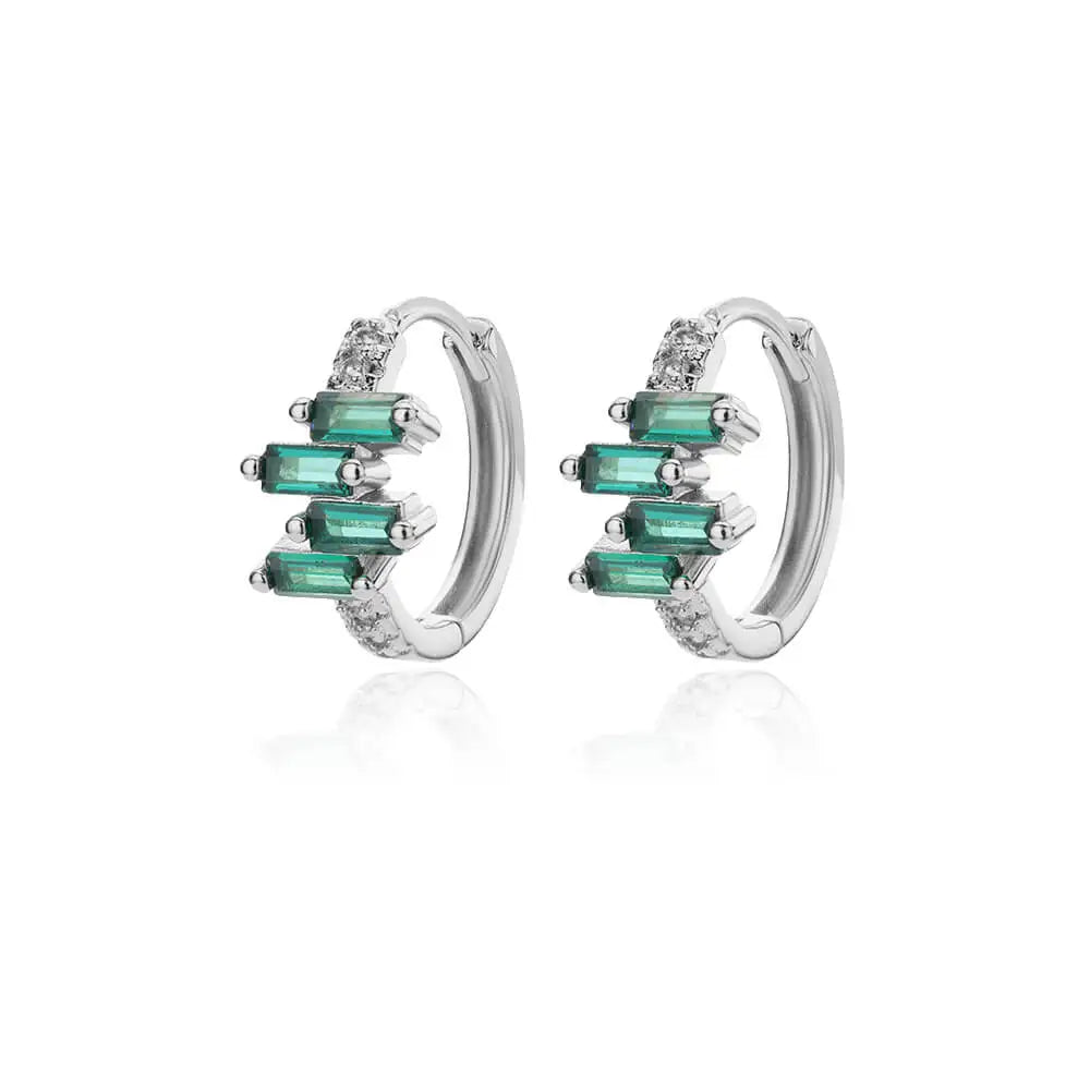 Zircon Round Star Earring For Women Geometric Stainless Steel Heart Hoop Earring Party Wedding Aesthetic Jewelry Gift 2025