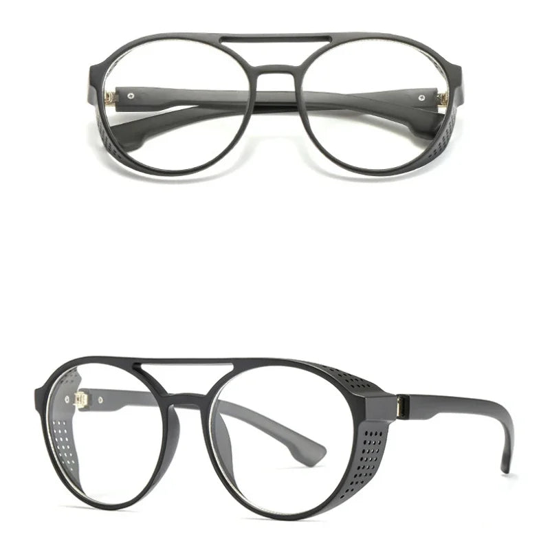 Men Fashion Round punk Sunglasses Women/Men 2022 Vintage Round Sun Glasses High Quality Brand Designer Sunglass de sol UV400