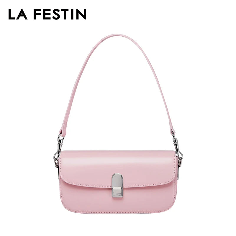 LA FESTIN Handbag Woman 2024 New Women's Bag Leather Bag Shoulder Bag Cross Bag Fashion Designer Luxury Bag Female Bags