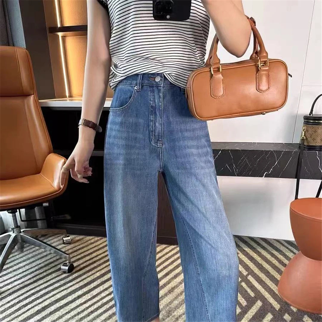 Portable Bowling Bag For Women Luxury Crossbody Bag Real Cowhide Leather Versatile Handbag Fashion Designer Lady Tote Bags
