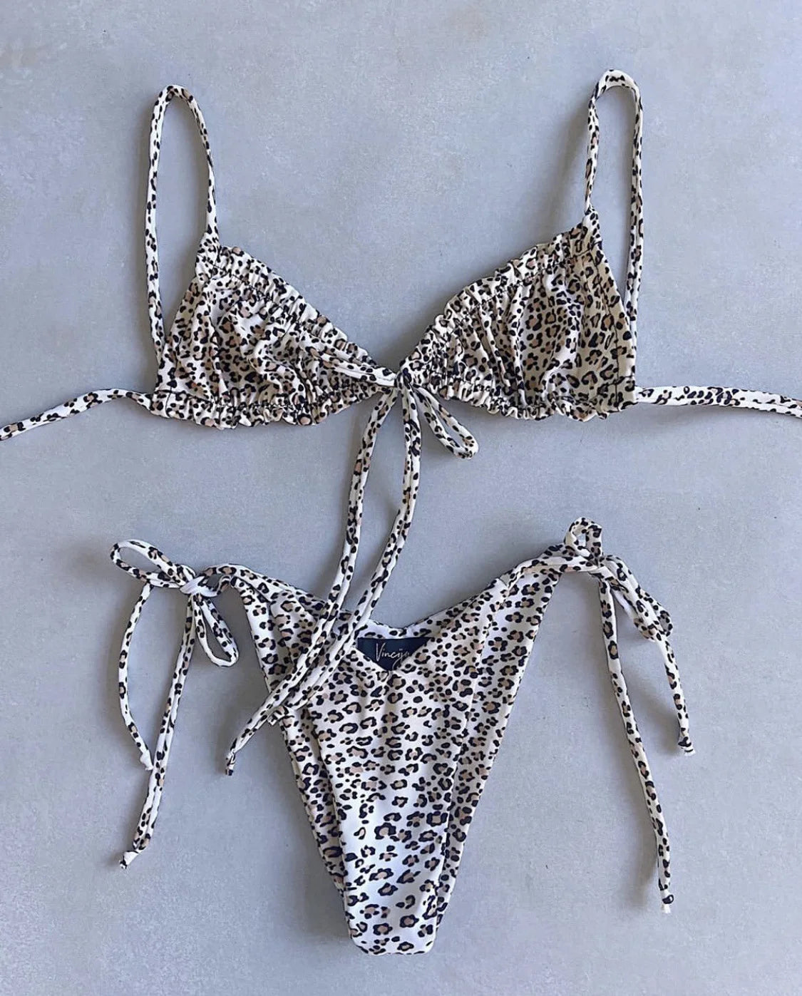 women's swimsuit loop strap bikini double face plain swimsuit sexy bikini swimming pool party essential NEW