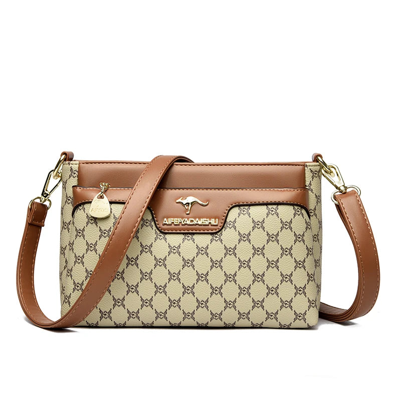 Luxury Handbags Women Bags Designer Crossbody Bags for Women High Quality Soft Print Leather Shoulder Hand Bag Sac A Main New