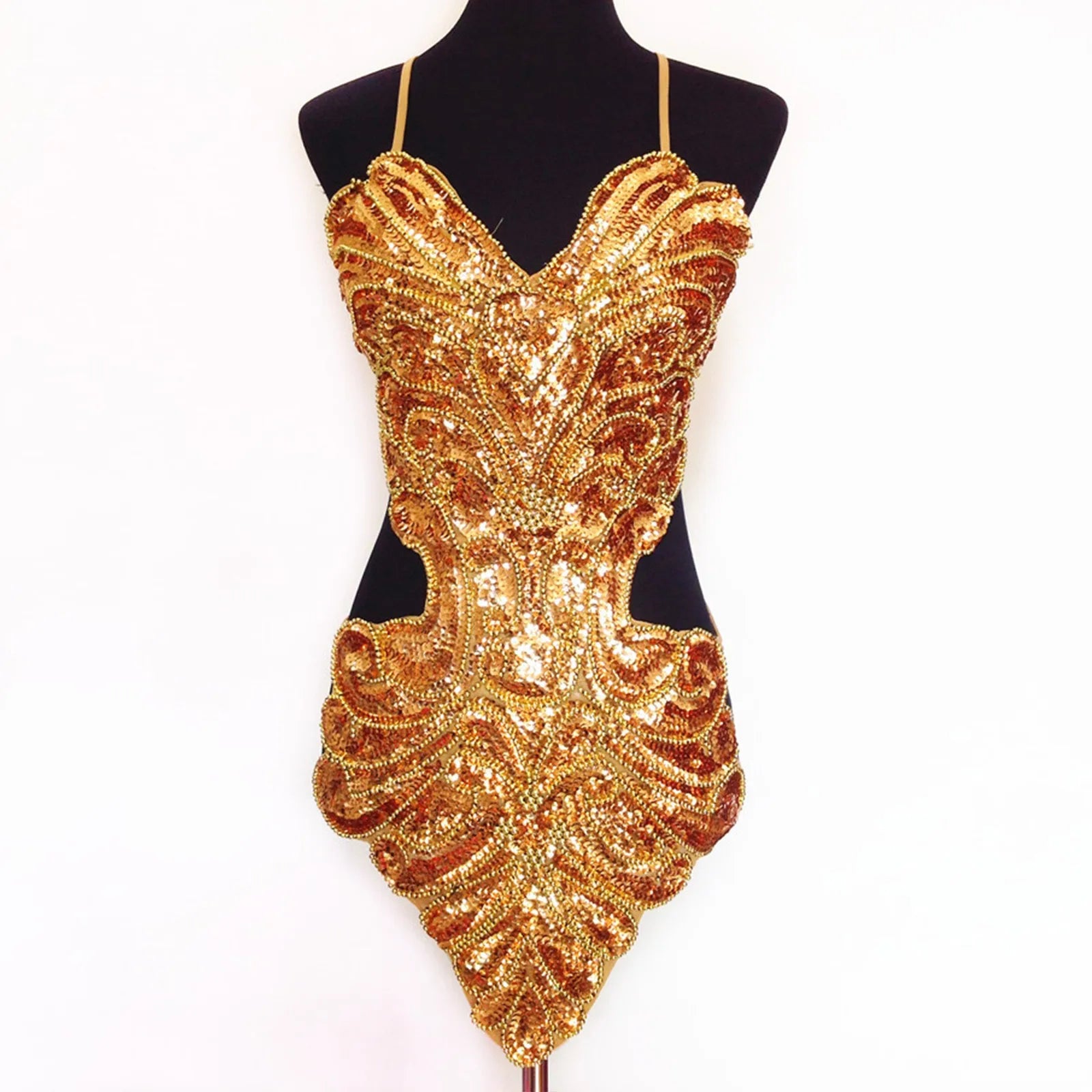 All Sequins Dance Costume Flashy Hip Wrap Performance Wear Women Dress Striped Midi Dress Sexy Dresses For Women Party Casual