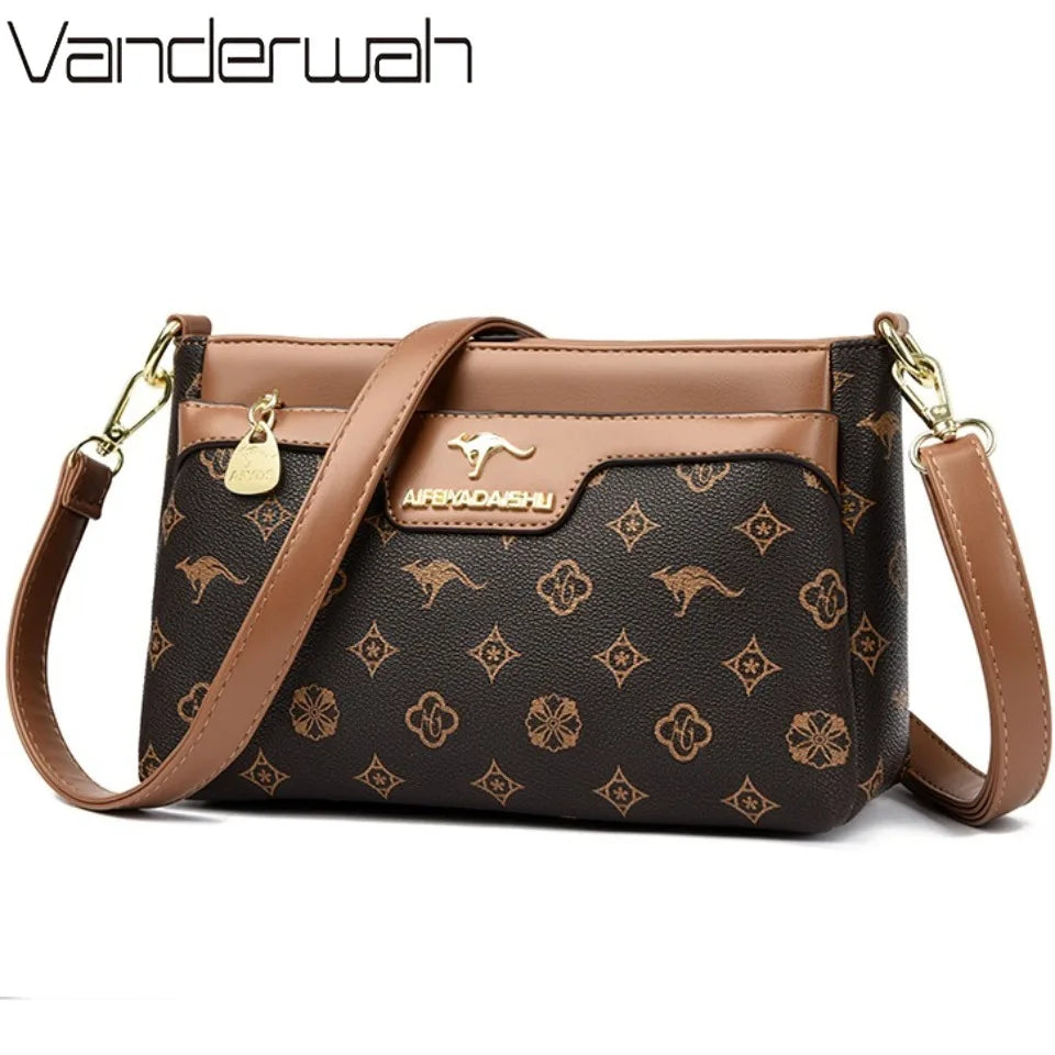 Luxury Handbags Women Bags Designer Crossbody Bags for Women High Quality Soft Print Leather Shoulder Hand Bag Sac A Main New