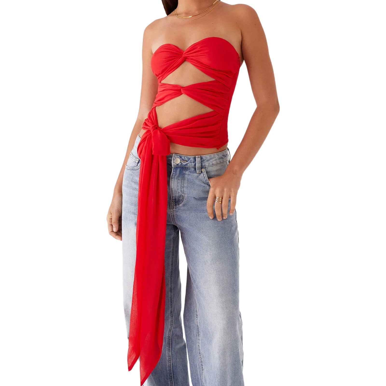Women s Off Shoulder Ruffle Crop Tops Summer Boho Floral Print Elastic Tube Top Sexy  Fit Blouse Shirt